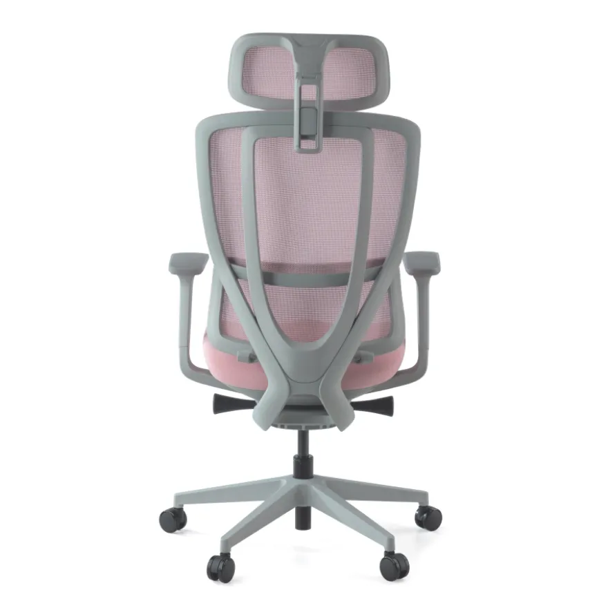 Sedia Ergonomica con poggiatesta AeroFlow white, certificata
