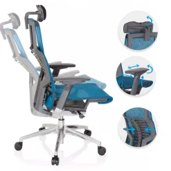 Sedia ergonomica Dynamic, meccanismo sincronizzato plus