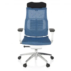 Sedia ergonomica Dynamic white, meccanismo sincronizzato plus