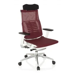 Sedia ergonomica Dynamic white, meccanismo sincronizzato plus