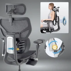 Sedia ergonomica Erghos X3, ortopedica, supporto personalizzato