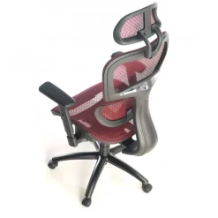 Sedia Ergonomica Ergocity, cuscino lombare, braccioli 3D