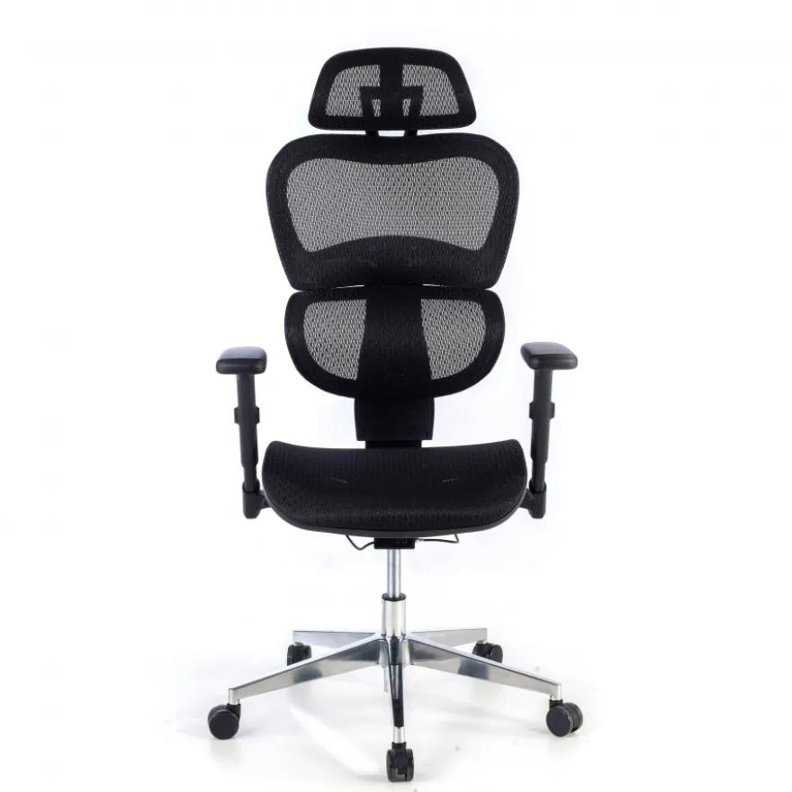 Sedia Ergonomica Ergocity FX, base in alluminio e rete TechSport