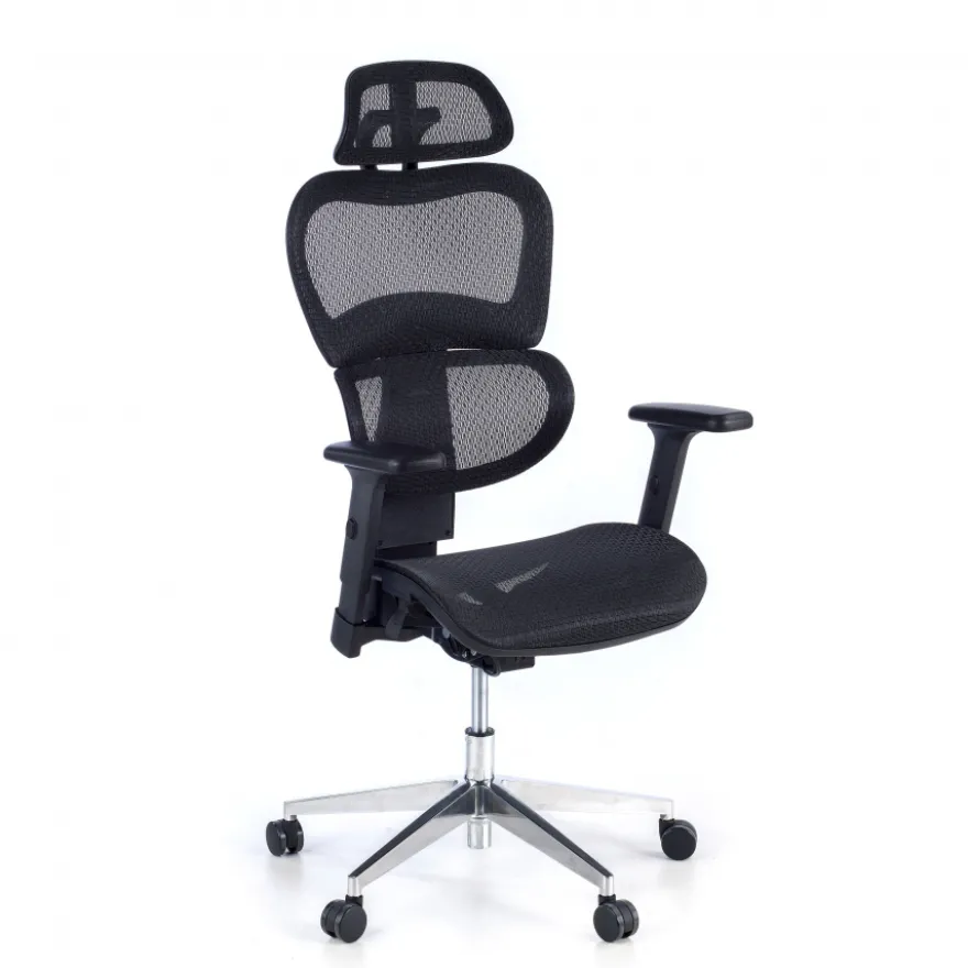 Sedia Ergonomica Ergocity FX, base in alluminio e rete TechSport