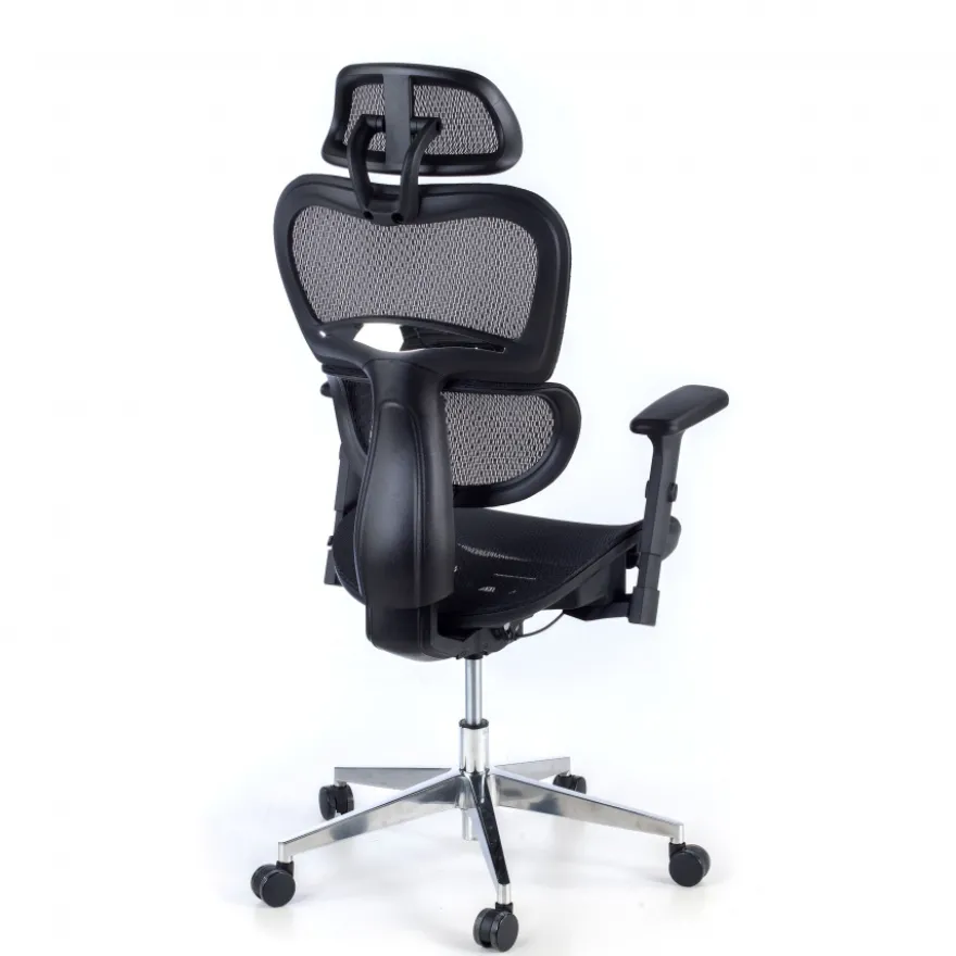 Sedia Ergonomica Ergocity FX, base in alluminio e rete TechSport
