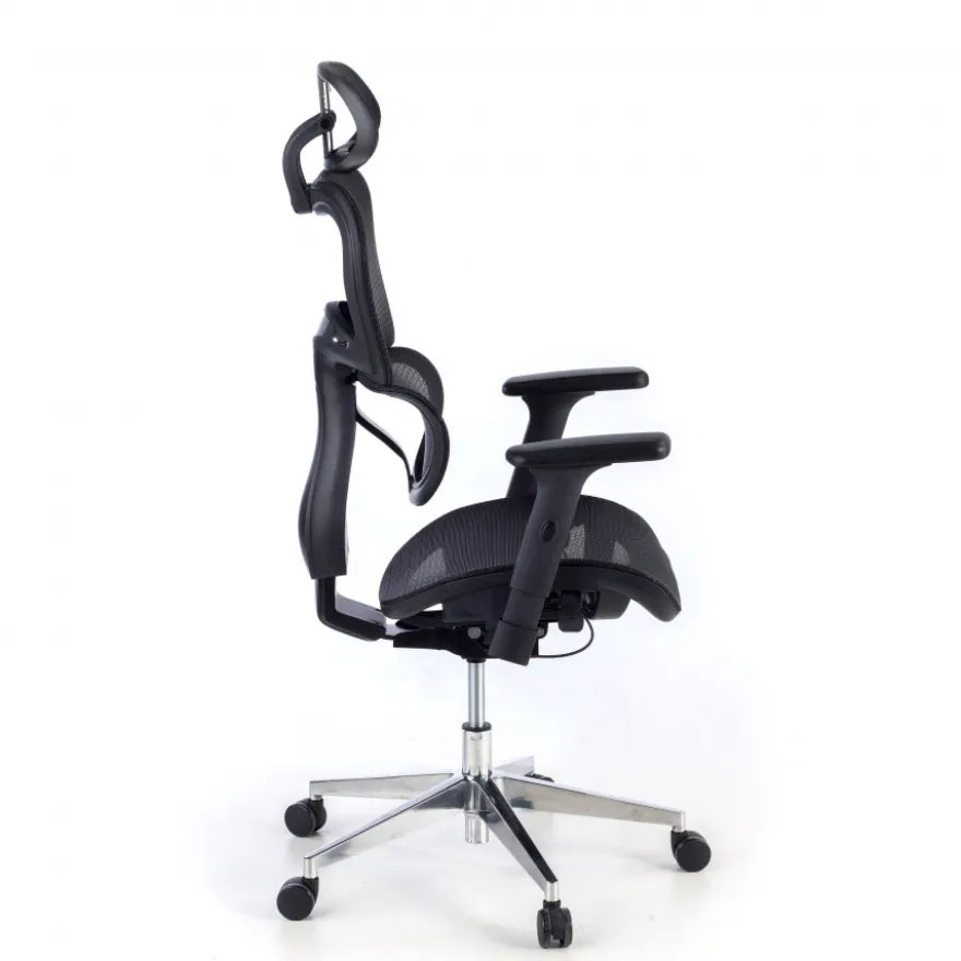 Sedia Ergonomica Ergocity FX, base in alluminio e rete TechSport