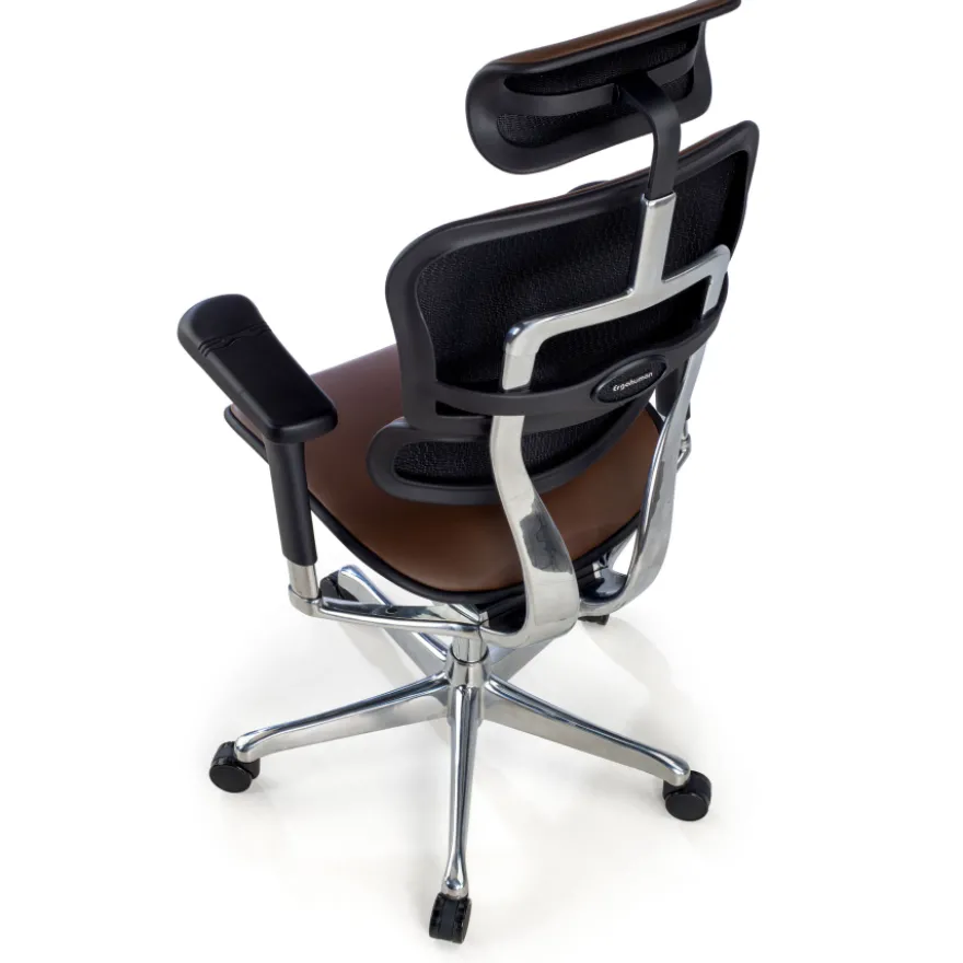 Sedia Ergonomica Ergohuman Elite, pelle naturale