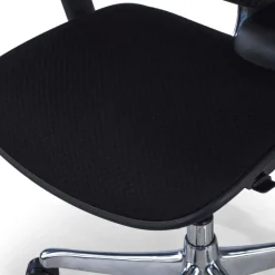 Sedia Ergonomica Ergohuman Elite, seduta imbottita, struttura nera