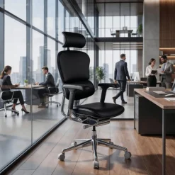 Sedia Ergonomica Ergohuman Elite, pelle naturale