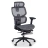 Sedia ergonomica Every, con poggiapiedi estraibile, rete