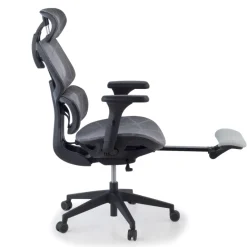 Sedia ergonomica Every, con poggiapiedi estraibile, rete