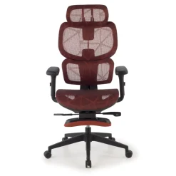 Sedia ergonomica Every, con poggiapiedi estraibile, rete