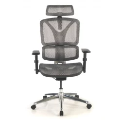 Sedia Ergonomica Focus, Struttura in alluminio, Schienale Regolabile
