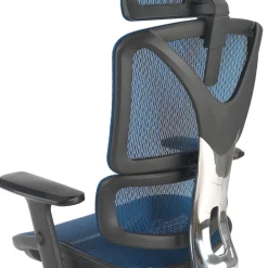 Sedia Ergonomica Focus, Struttura in alluminio, Schienale Regolabile
