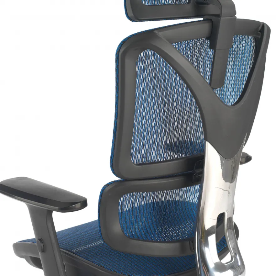 Sedia Ergonomica Focus, Struttura in alluminio, Schienale Regolabile