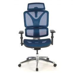 Sedia Ergonomica Focus, Struttura in alluminio, Schienale Regolabile
