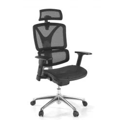 Sedia Ergonomica Focus, Struttura in alluminio, Schienale Regolabile