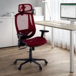 Sedia Ergonomica Locktech, Supporto Lombare, Poggiatesta