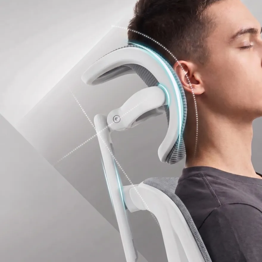 Sedia ergonomica ortopedica ZenPro, doppio schienale, struttura in alluminio