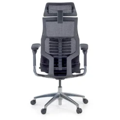 Sedia Ergonomica Pofit2, modello premium, struttura nera