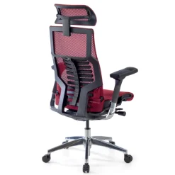Sedia Ergonomica Pofit2, modello premium, struttura nera