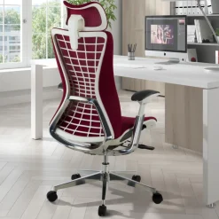Sedia Ergonomica Professionale Miller, braccioli 3D, rete