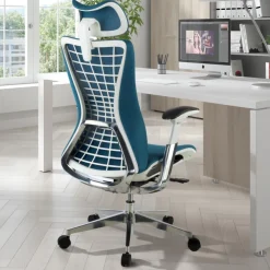 Sedia Ergonomica Professionale Miller, braccioli 3D, rete