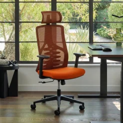 Sedia Ergonomica Quick, schienale bionico, braccioli regolabili