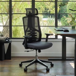 Sedia Ergonomica Quick, schienale bionico, braccioli regolabili