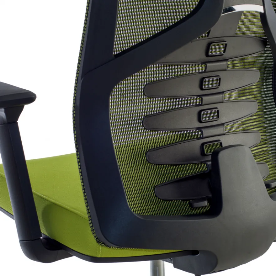Sedia Ergonomica Quick, schienale bionico, braccioli regolabili