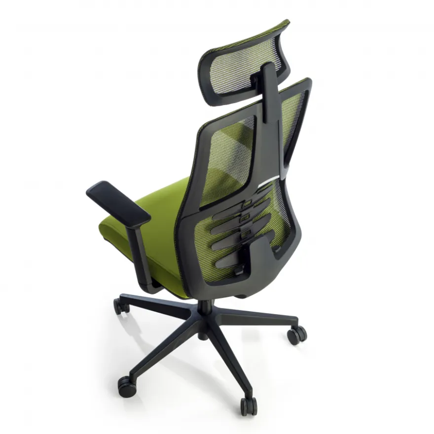 Sedia Ergonomica Quick, schienale bionico, braccioli regolabili