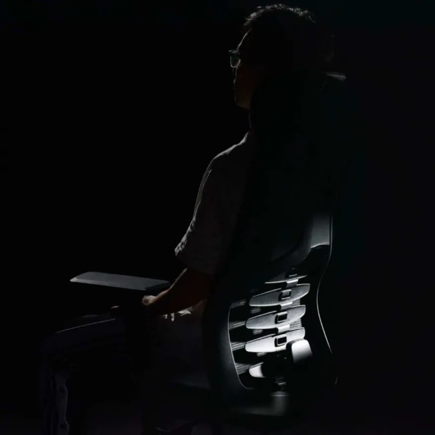 Sedia Ergonomica Quick, schienale bionico, braccioli regolabili