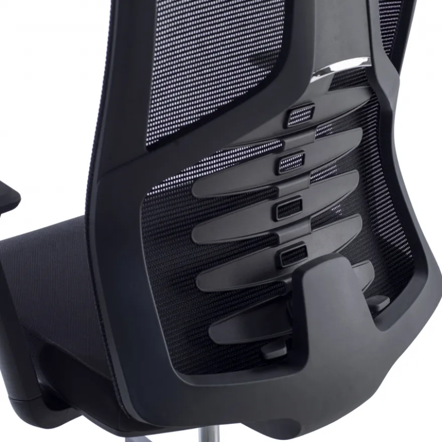Sedia Ergonomica Quick, schienale bionico, braccioli regolabili
