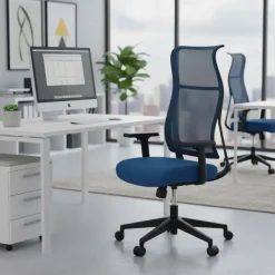 Sedia ergonomica Stay, schienale reclinabile, seduta imbottita