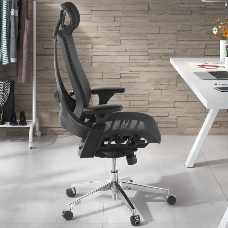 Sedia Ergonomica Thunder, premium, supporto lombare, rete