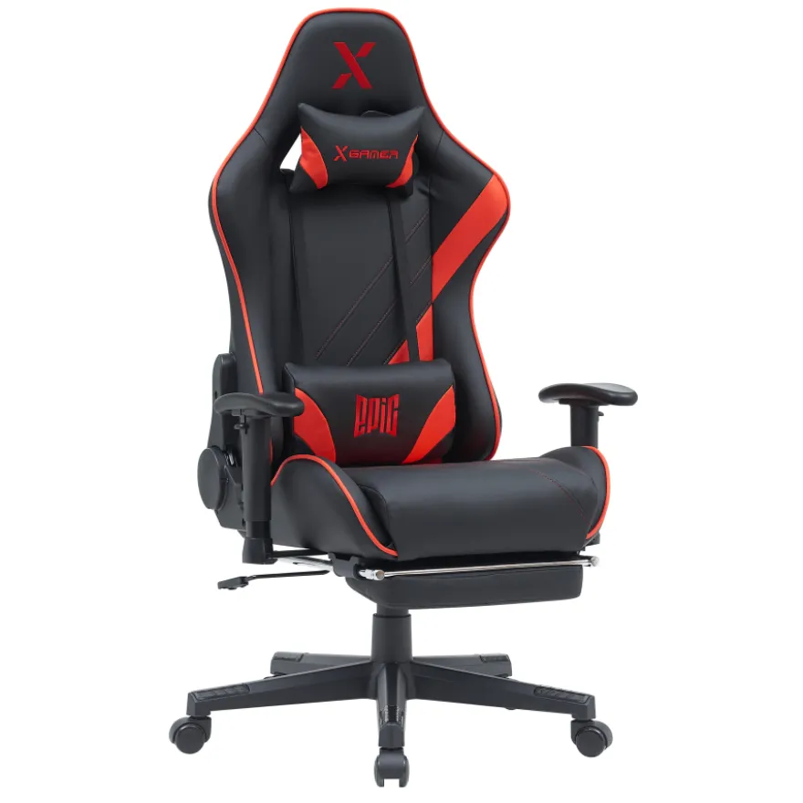 Sedia gaming con poggiapiedi Epic