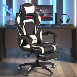 Sedia Gaming con Poggiapiedi Logan, braccioli sincronizzati