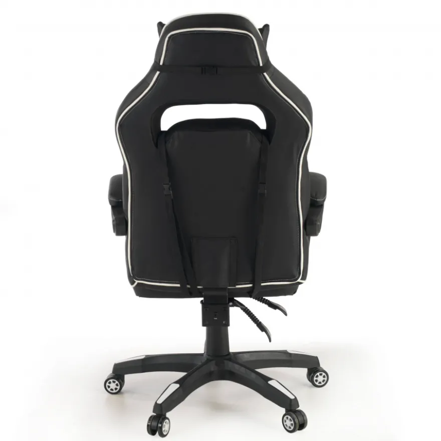 Sedia Gaming con Poggiapiedi Logan, braccioli sincronizzati