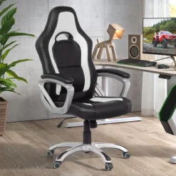 Sedia Gaming Dakar, design sportivo, braccioli, 8 ore