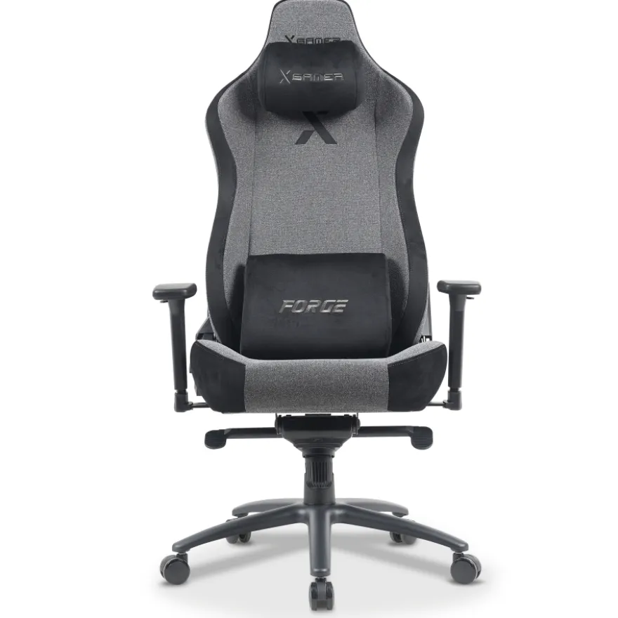 Sedia gaming ergonomica in tessuto Forge, cuscino magnetico