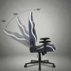 Sedia gaming ergonomica Vanguard, cuscino magnetico, ecopelle