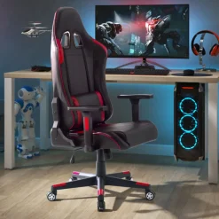 Sedia Gaming Helix, supporto lombare, schienale reclinabile