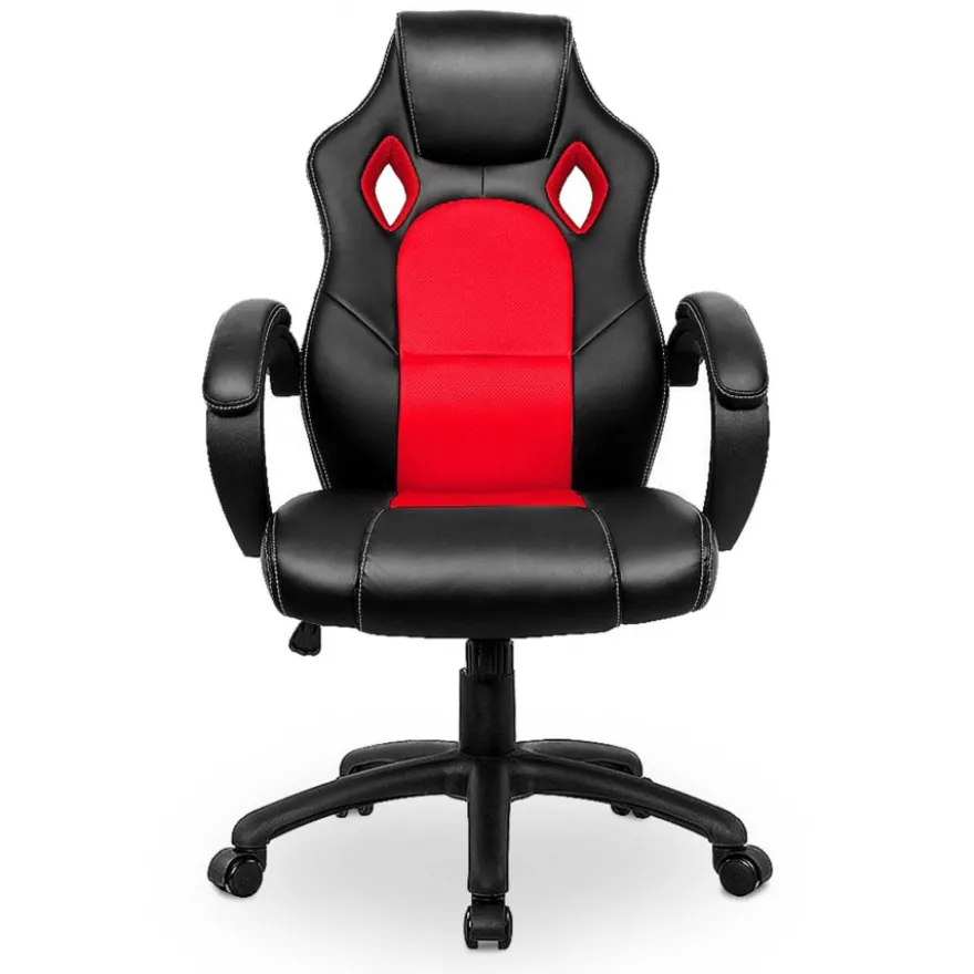 Sedia gaming Racer, design sportivo, imbottita