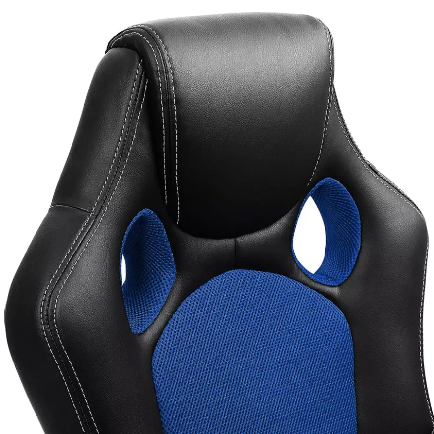 Sedia gaming Racer, design sportivo, imbottita