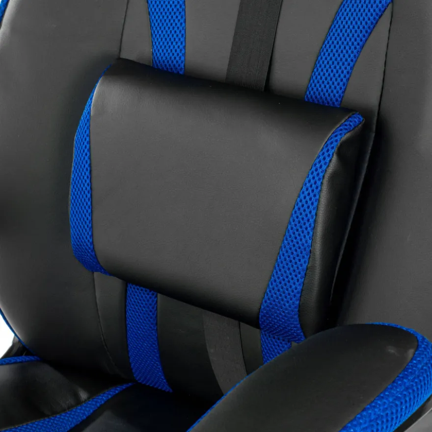 Sedia Gaming Warrior supporto lombare, imbottita