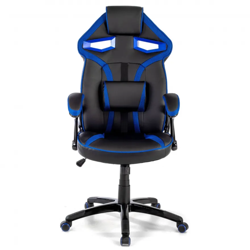 Sedia Gaming Warrior supporto lombare, imbottita