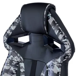 Sedia Gaming Warrior supporto lombare, mimetica