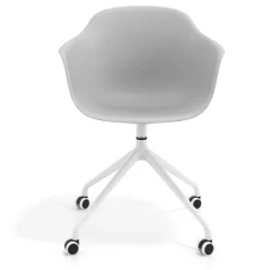 Sedia Girevole Alice, con ruote