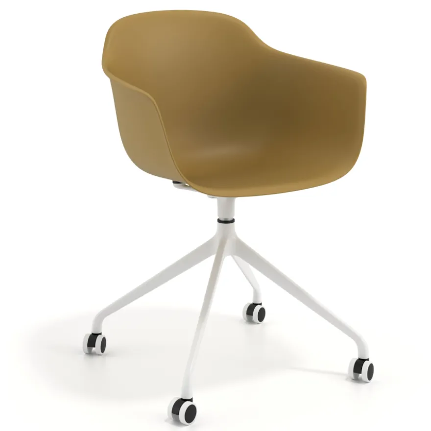 Sedia Girevole Alice, con ruote