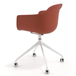 Sedia Girevole Alice, con ruote